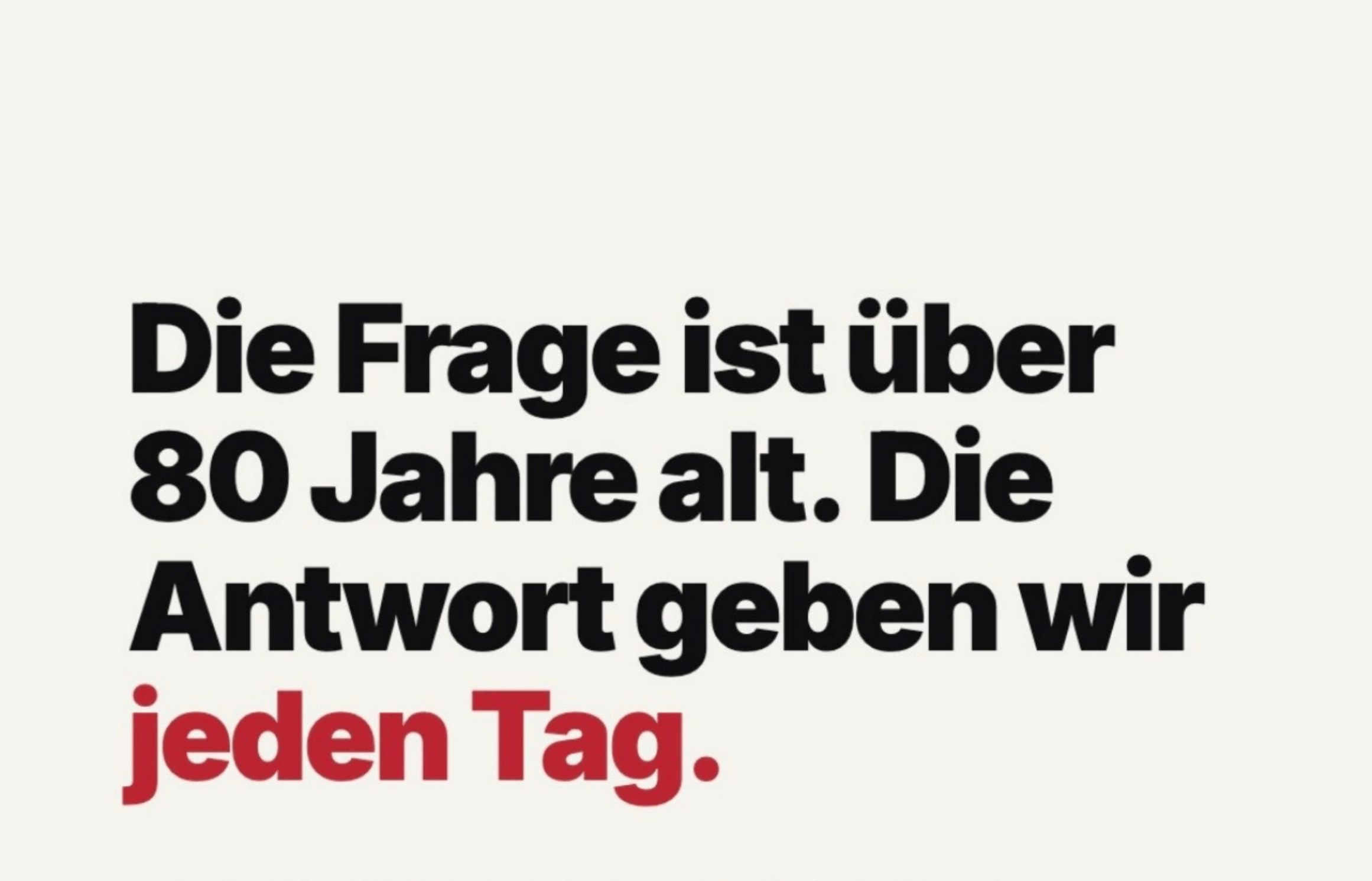 Andenken heißt heute, Haltung zu zeigen